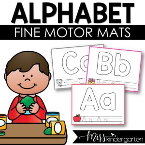 Alphabet Playdough Mats
