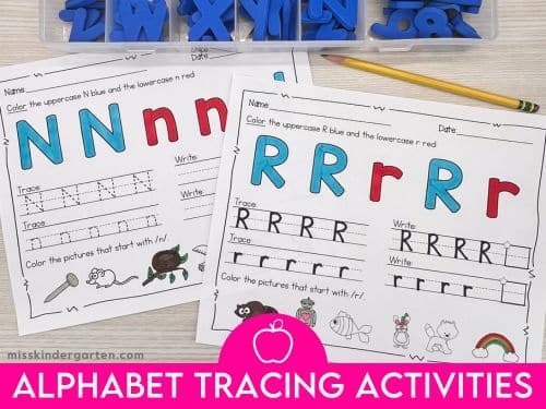 Alphabet Tracing Activities
