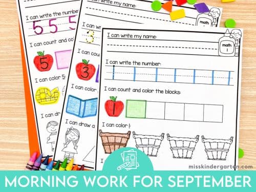 Morning Work for September