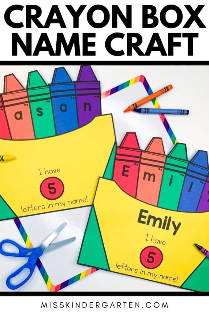 Crayon Box Name Craft