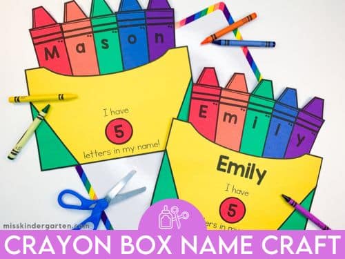 Crayon box name craft