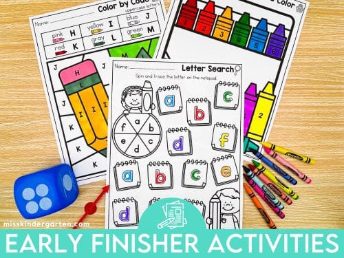 Early Finisher Activities