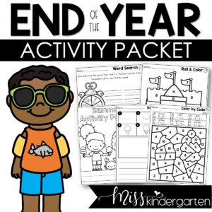 End of the Year Activity Packet for Early Finishers