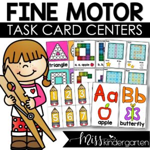 Fine Motor Activities Kindergarten Task Cards Boxes