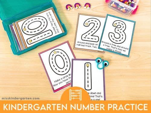 Kindergarten Number Practice