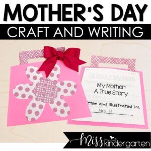 Mother's Day Craft Kindergarten Gift Idea Questionnaire & Activities