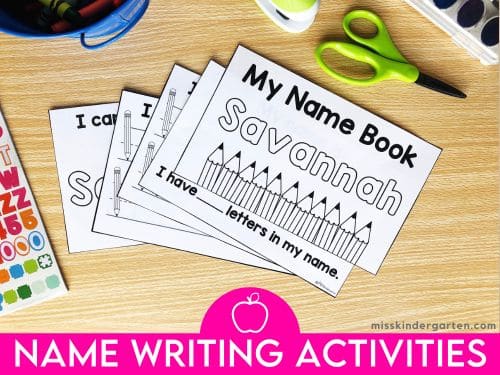Name writing activities
