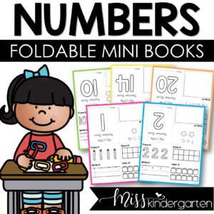 Writing Numbers 1-20 Worksheets and Mini Books