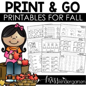Fall Activities for Kindergarten