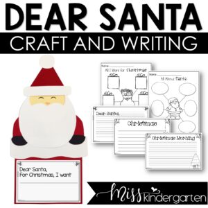 Dear Santa Craft and Writing Templates