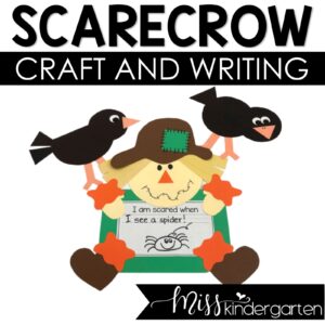 Fall Craft Scarecrow Craft and Writing Templates