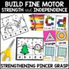 Fine Motor Activities Kindergarten Task Cards Boxes