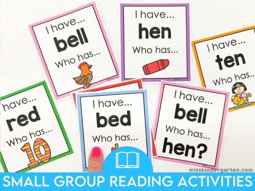 Small Group Reading Activities
