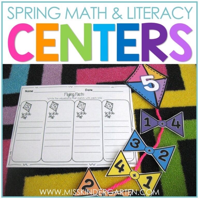 spring math centers