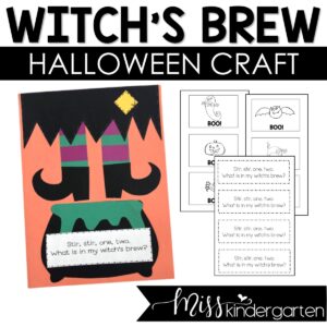 Halloween Craft Witch Legs Craft and Writing Templates