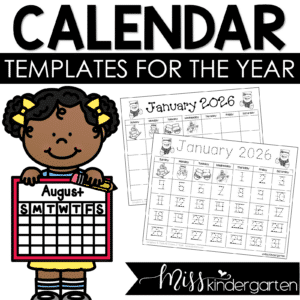 Monthly Editable Calendar Templates 2025 & 2026 plus Yearly Updates!
