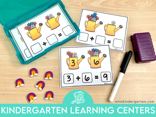 Kindergarten Learning Centers