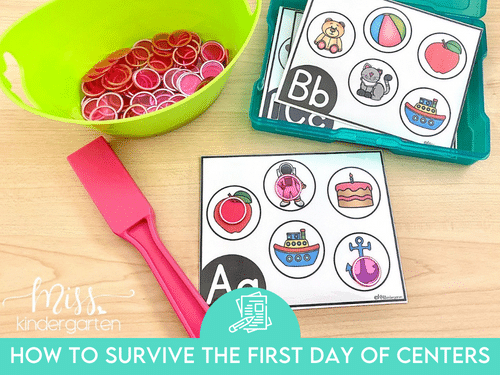 Setting Up the First Day of Centers